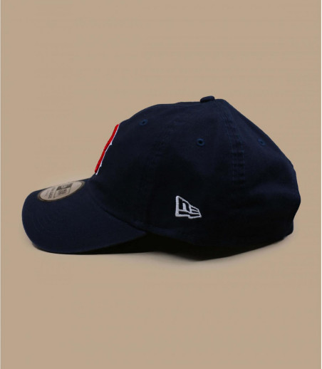 casquette B bleu souple